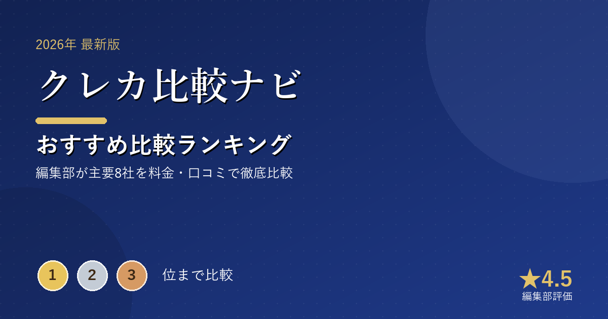 クレカ比較ナビのおすすめ比較ランキング｜【2026年最新】クレジットカードおすすめランキング｜還元率