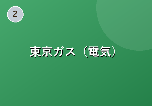 東京ガス(電気)