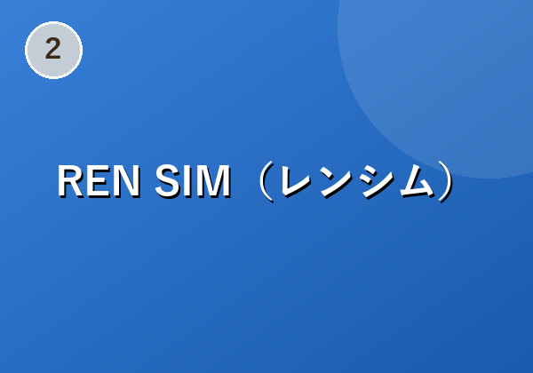 REN SIM（レンシム）