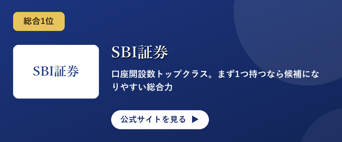 SBI証券のキャンペーン・サービス画像